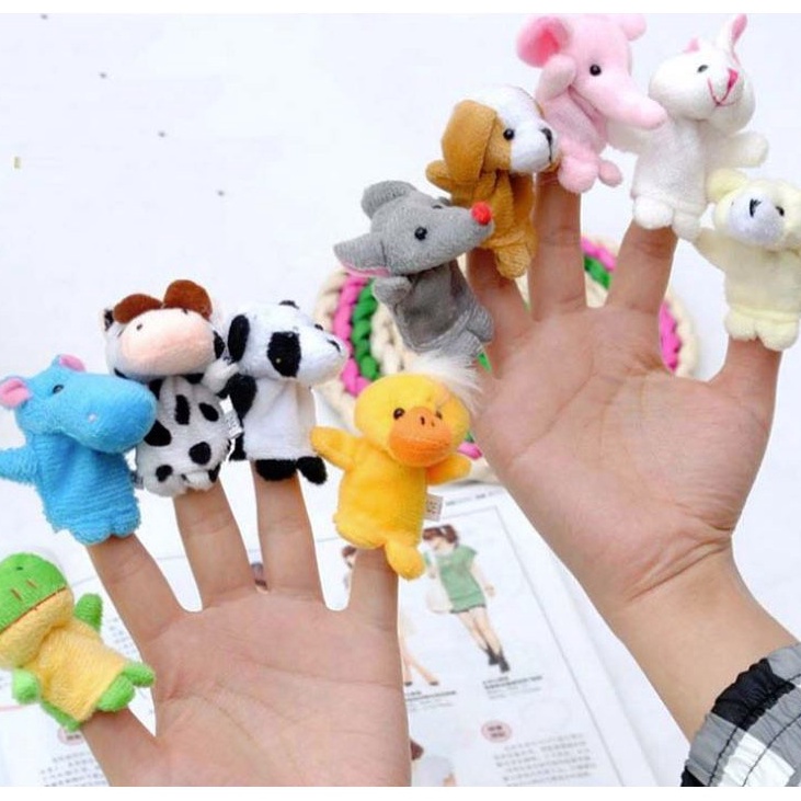 Best Produk HIPPO LAND Boneka Jari Hewan  1 Pcs Boneka Jari Hewan Lucu 216