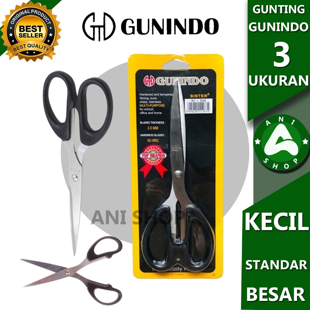 

GUNTING GUNINDO SISTER KA 838 UKURAN BESAR/KECIL/SEDANG ani shopp