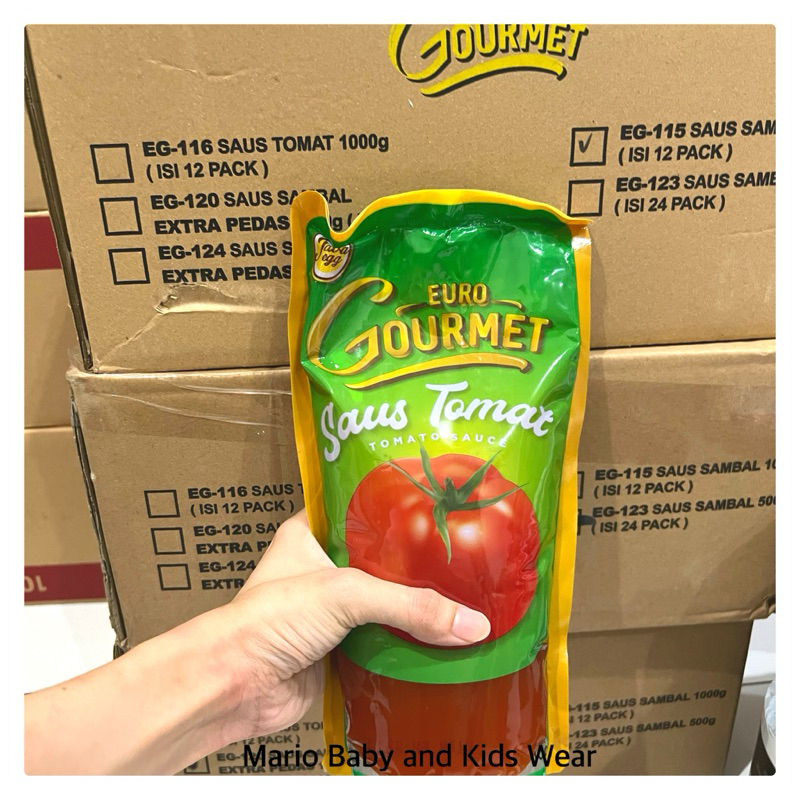 

Gourmet Saus Tomat 1 dus / 1 Karton (1kg x 12 Pack)