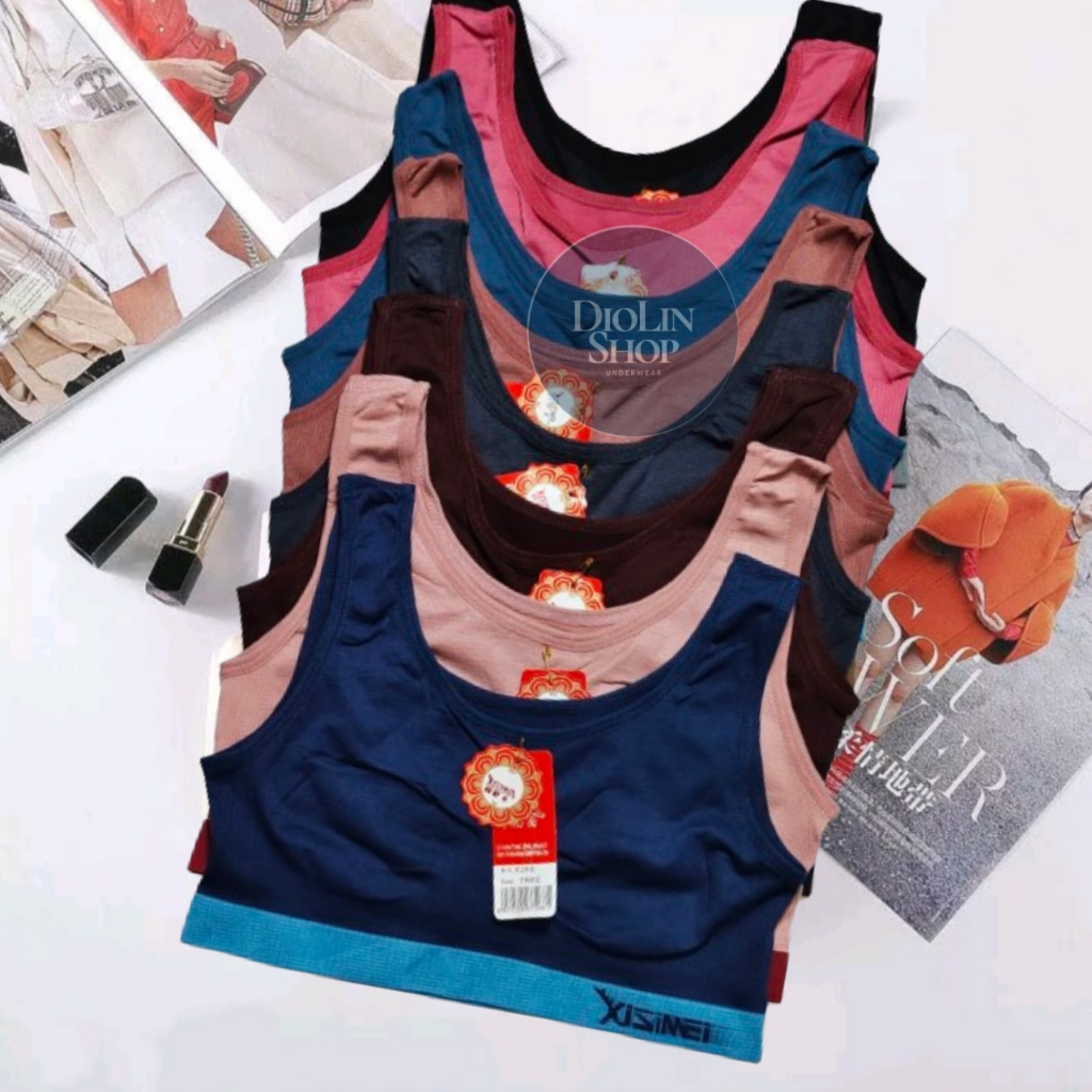 Miniset Jumbo Rajut | Miniset Bra Rajut  Motif Polos Berkualitas