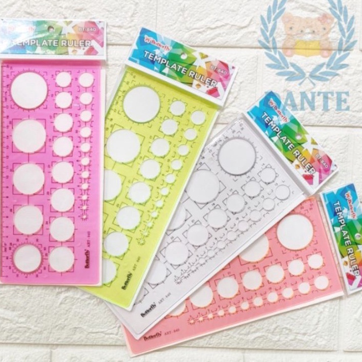 

Ready Stock Penggaris Lingkaran Butterfly ART84 per Pcs