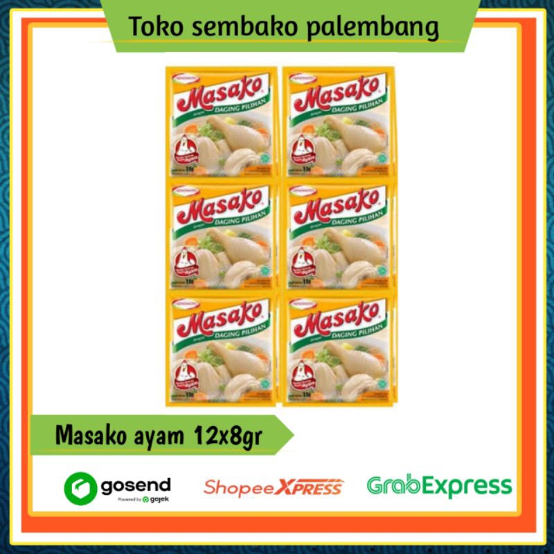 

Masako ayam penyedap rasa 12x8gr