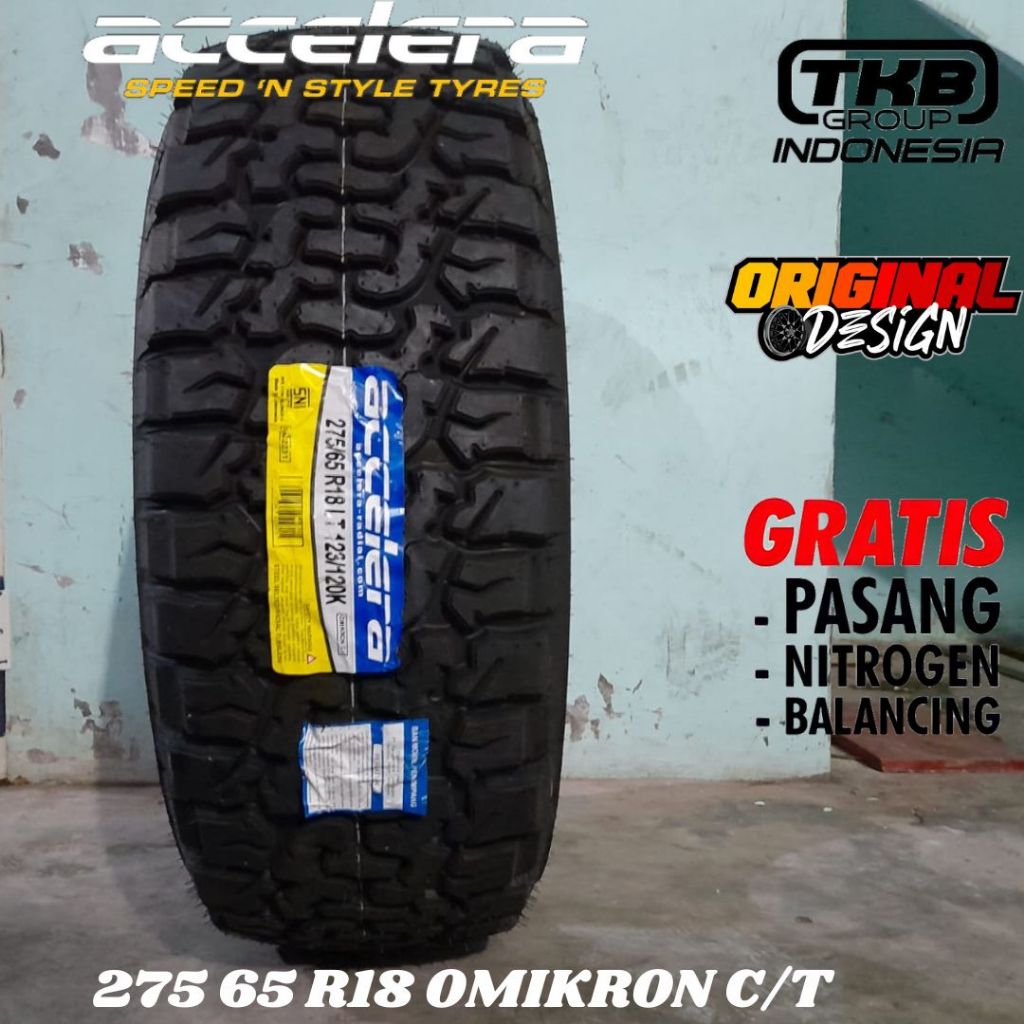 Ban Mobil Ring 18 ACCELERA OMIKRON C/T 275 65 R18 MURAH TUBELESS