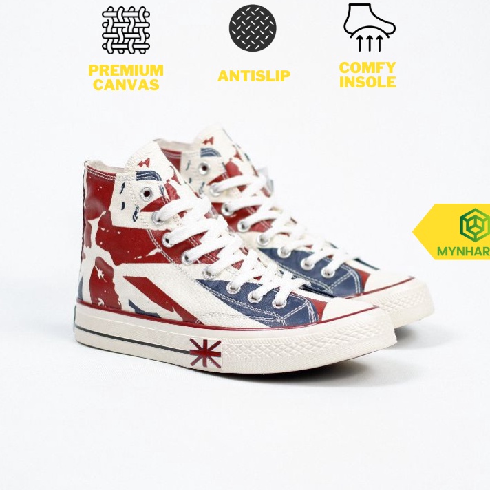 

Stok Banyak Mynhara All Star Pria Wanita 7s Lanyard Name Tag Casual