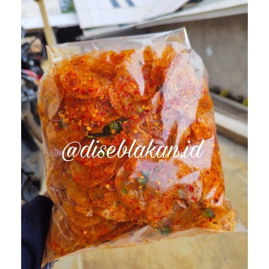 

Habisin Stok KRIPCA kripik kaca pedas daun jeruk 5gram