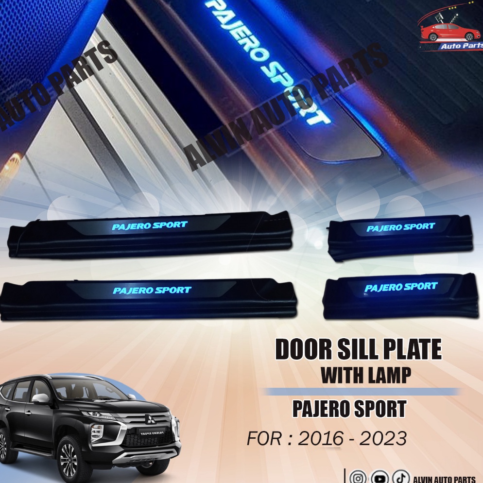 Terkini DOOR SILL PLATE PAJERO SPORT 216  223 WITH LAMP  SILL PLATE PAJERO SPORT 216  223  SCUFF PLA