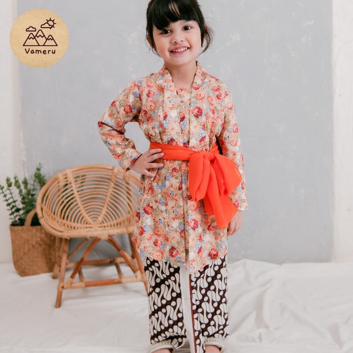Seller KEBAYA ANAK SETELAN KUTUBARU VAMERU JAWA LURIK REMAJA DEWASA BUNGA VINTAGE JADUL CLASSIC KATU