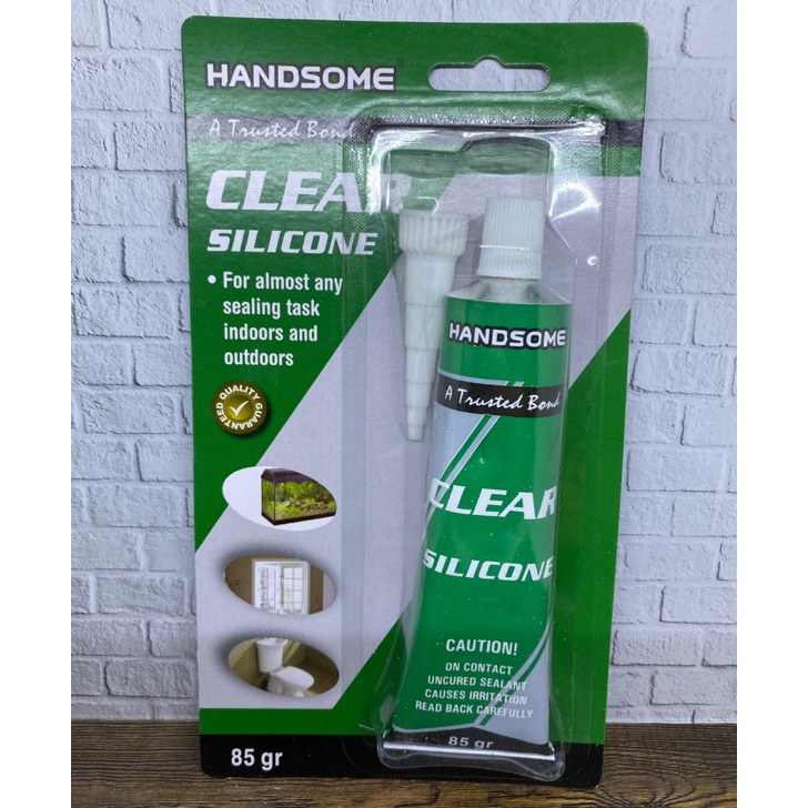 

Ready stock Lem Kaca Lem Silicon Sealant Tube Lem Aquarium BESAR gram