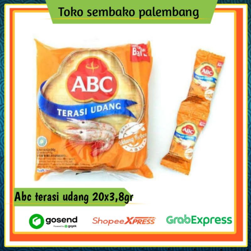 

Abc terasi udang sachet 20x3,8gr