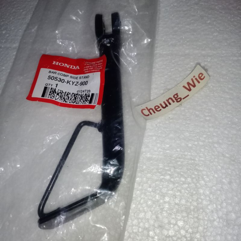 50530KYZ900 Cagak standar samping Honda Supra X 125 Helm in ori AHM