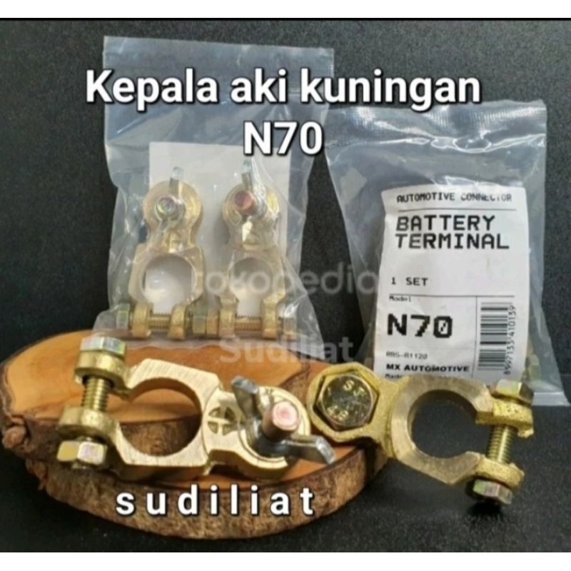 klem kuningan aki besar n100