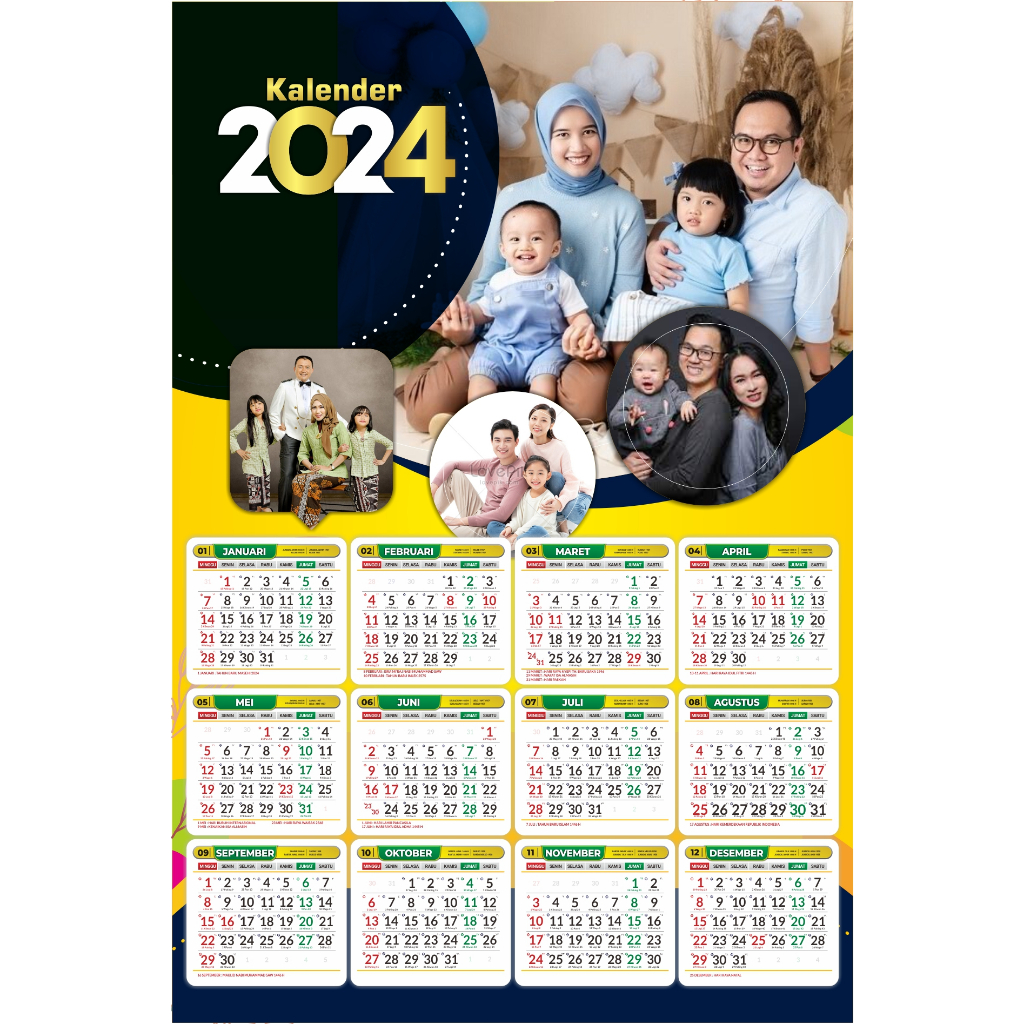 

KALENDER 2024 CUSTOM FOTO 1 LEMBAR,,,MURAH!!!