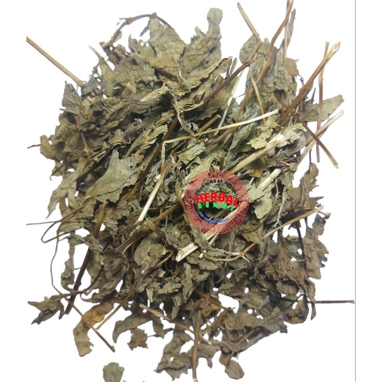 

KODE QOZ143 Teh Daun Mint Grade B 1kilogram 1 Kg 1gram Menthol Kering Dried Peppermint Leaf Bo He Ye Po Ho Ye