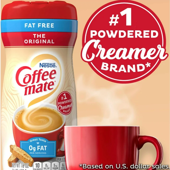 

Coffee Mate Powder Coffee Creamer Fat Free, Original 453.5g