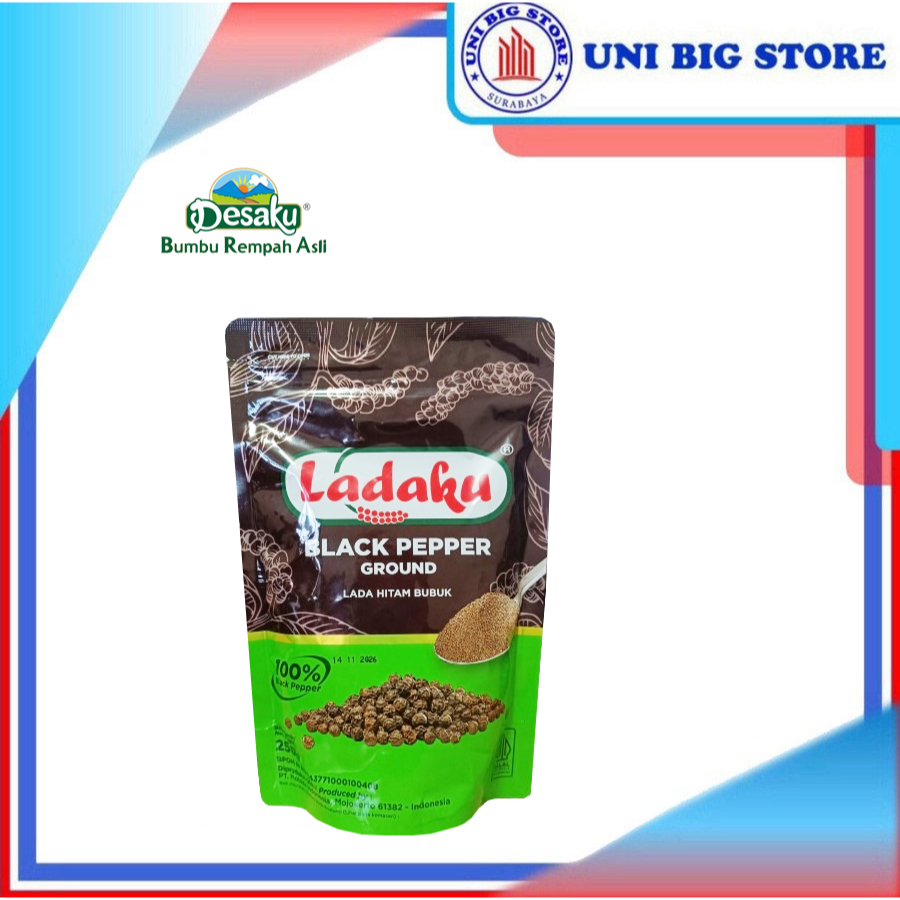 

Desaku Ladaku Lada Hitam 250 gr Black Pepper Ground Powder