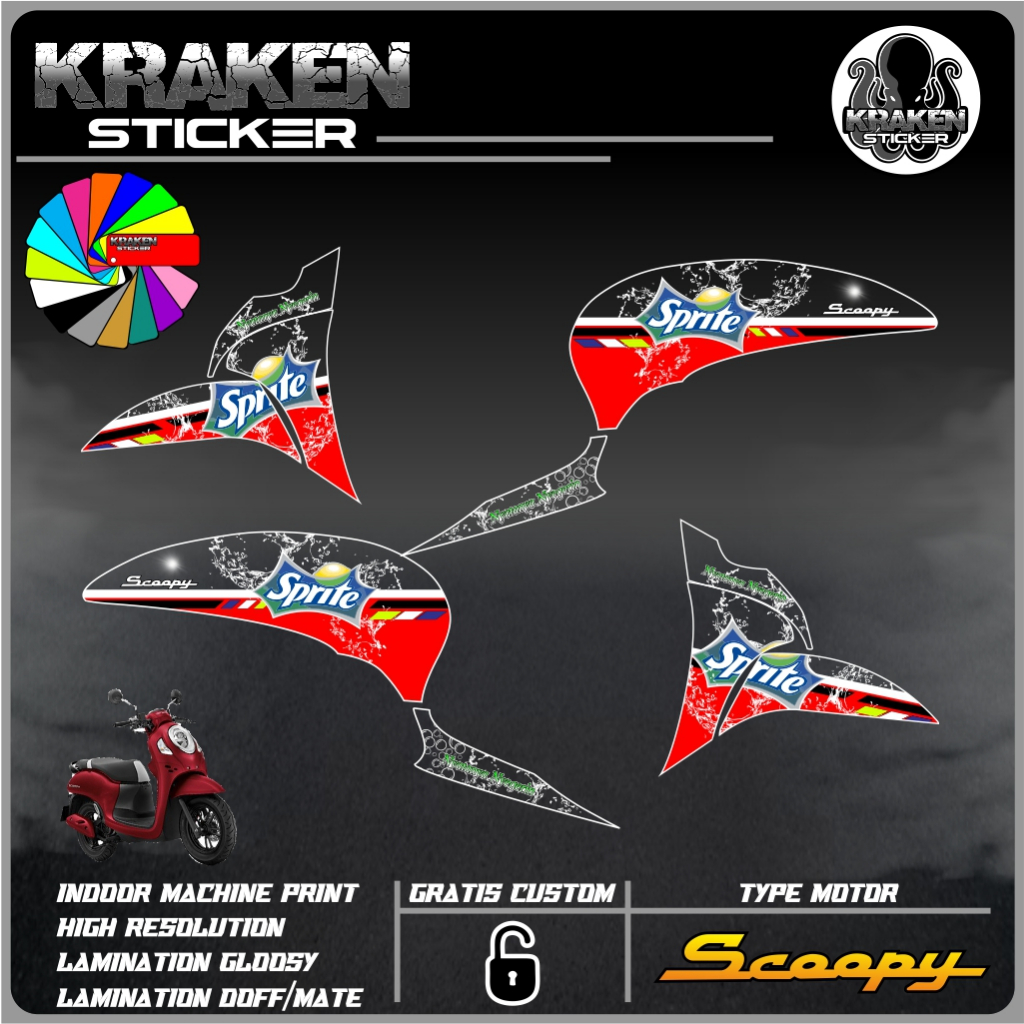 STRIPING TRANSPARAN SCOOPY 2021 VARIASI TRANSPARAN SCOOPY 2021 CODE 02