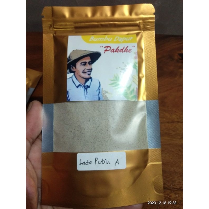 

Lada putih bubuk A