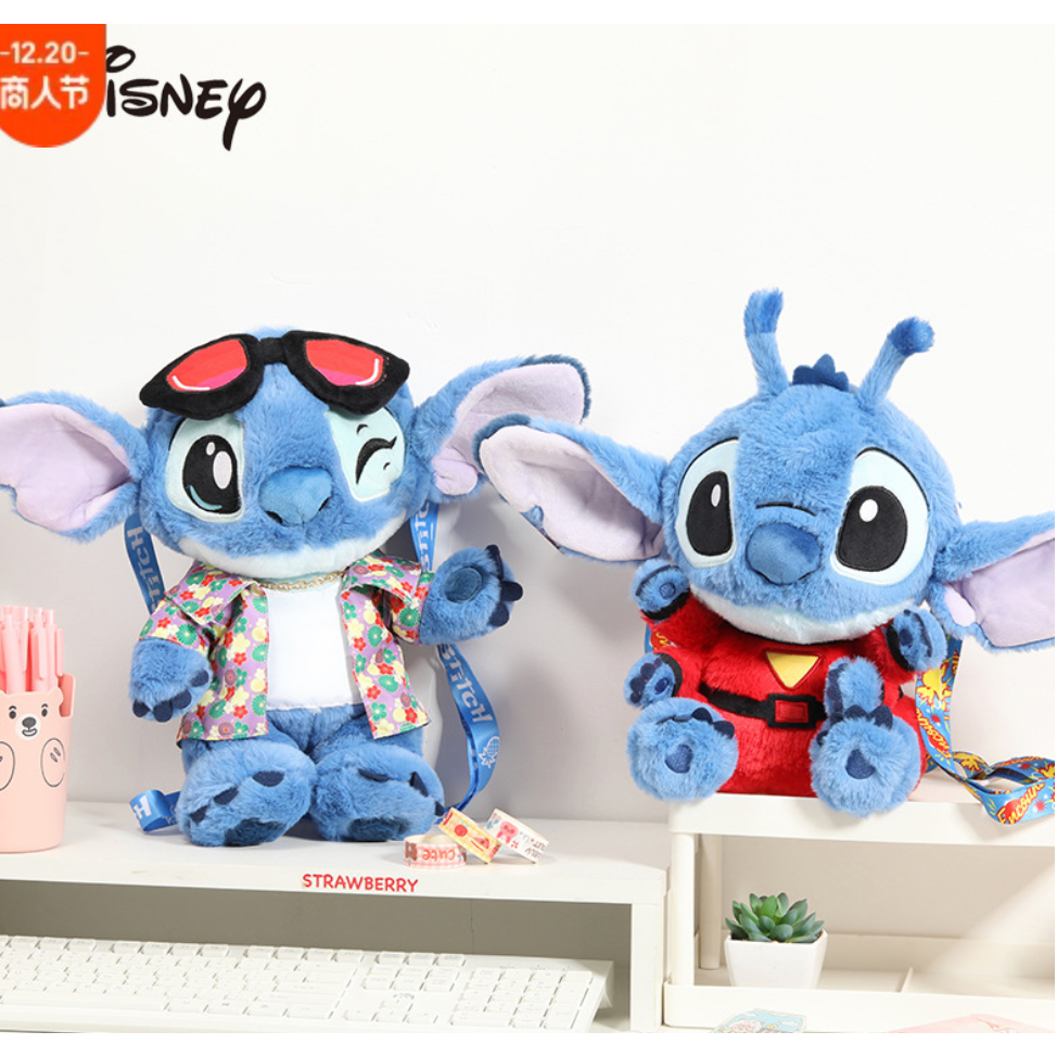 TAS SELEMPANG STITCH COSTUME ORIGINAL DISNEY