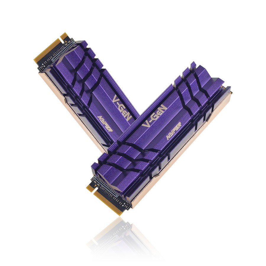 SSD V-GEN Hyper Pro M.2 NVMe 512GB/1TB/2TB dengan Heatsink Opsional