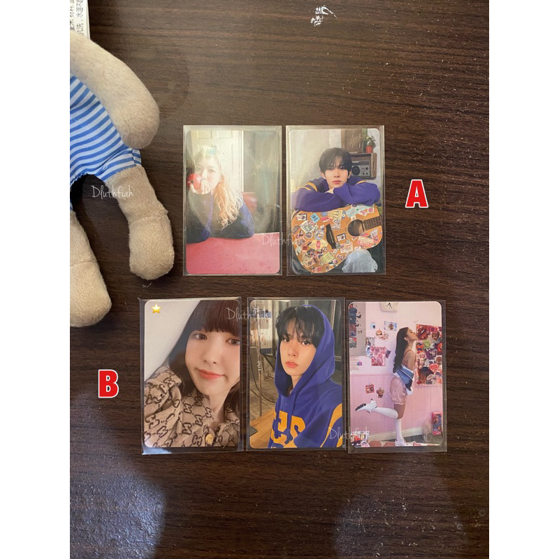 [BOOKED] WTS hee hoodie hee gitar pc photocard yeri wendy queendom icc