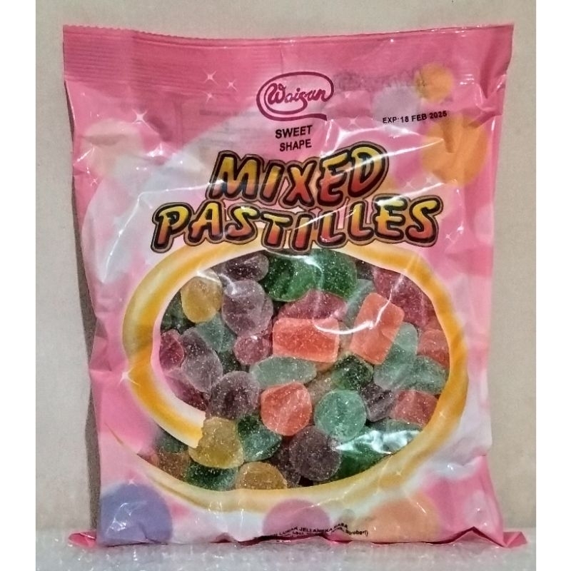 

Permen Jelly Mixed Pastilles / Waisun Kembang gula Jeli Aneka Rasa / Permen Kenyal / Permen Lebaran / Permen idul fitri