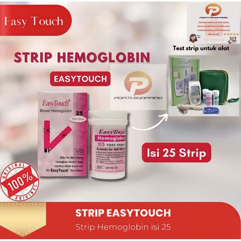 Strip Easy Touch Hemoglobin/Strip Easy Touch HB/Stik HB