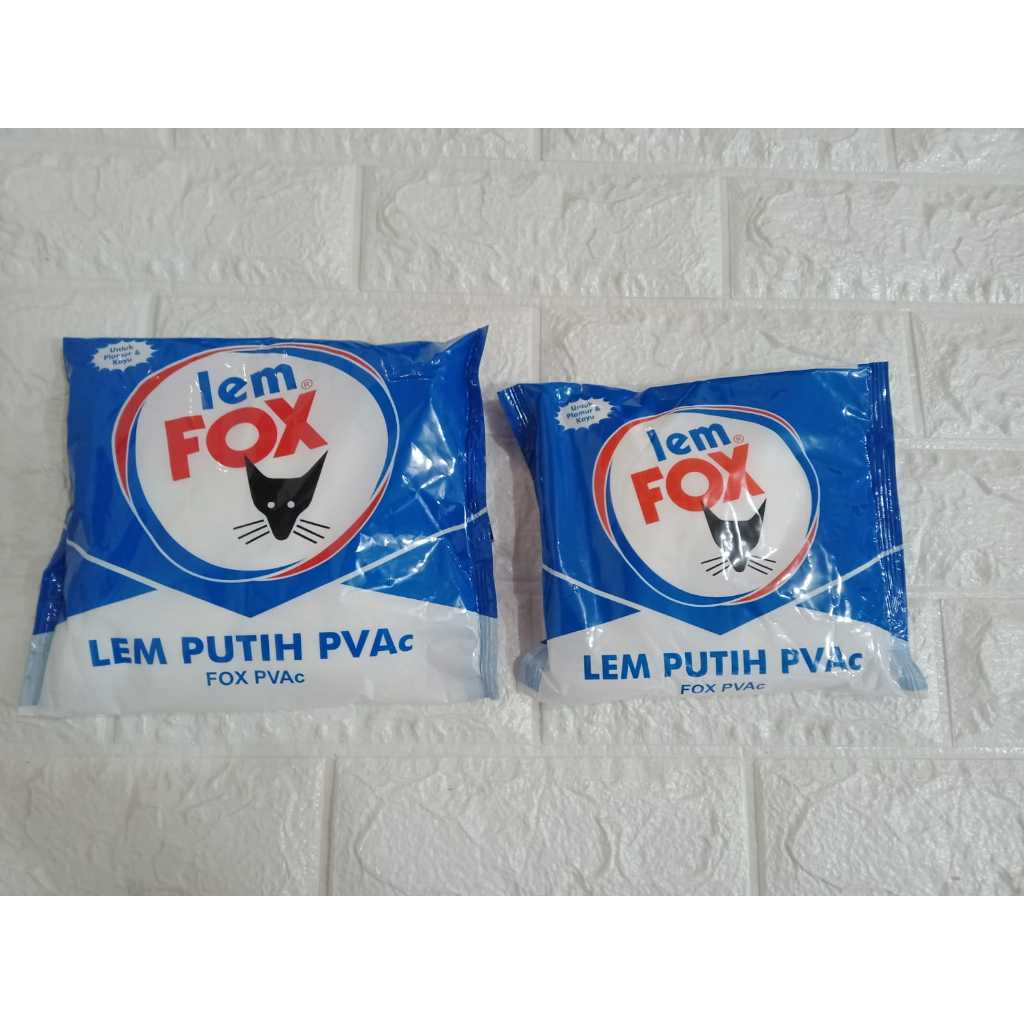 LEM FOX PUTIH KEMASAN PLASTIK REFILL