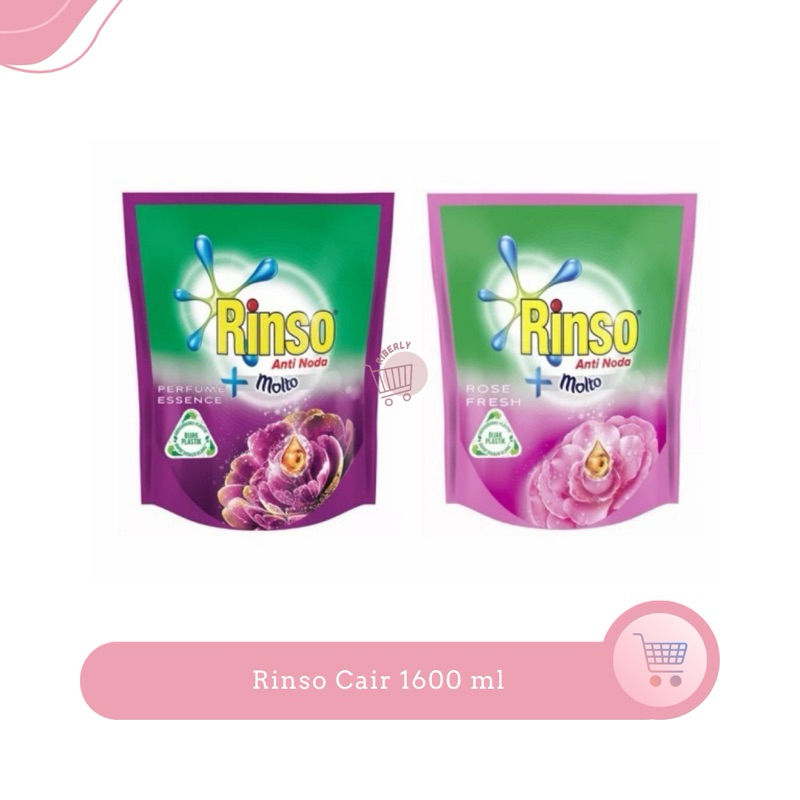 Rinso Molto Cair 1600 ml / Detergen Rinso/ / Rinso Cair1.6 L