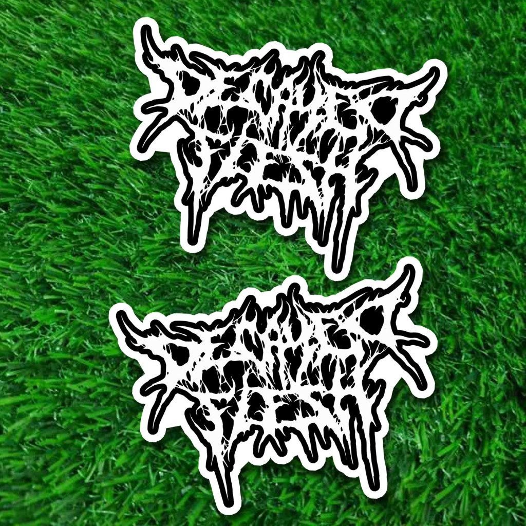 

Stiker Decayed Flesh - Sticker Logo Band Death Metal - Stiker Cutting