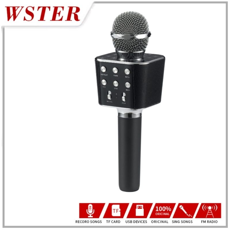 WSTER Original Mic Karaoke microphone Bluetooth wireless WS-1688