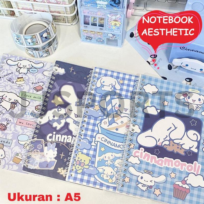 

Buku Tulis Sekolah Anak SD A5 Sanrio Kuromi / Notebook Anak Cinamoroll Murah