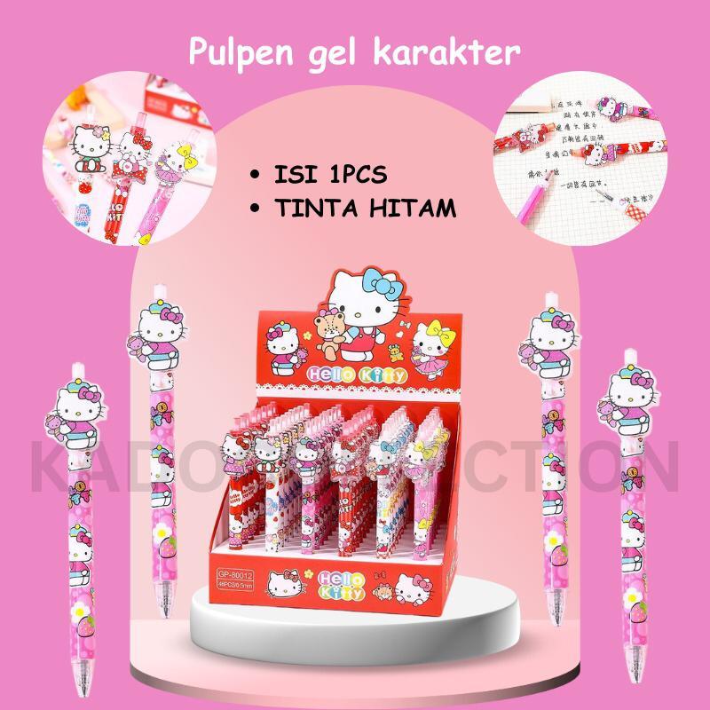 

Pulpen Mekanik Pulpen Gel 0.5mm Cetekan lucu / Pulpen mekanik 3D Blackpink Bts Sanrio Mymelody Mixue