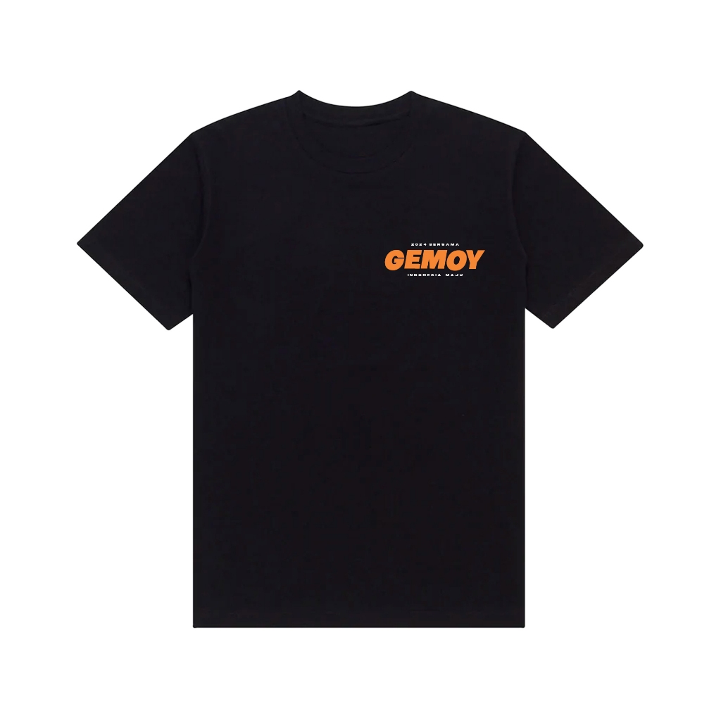 Kaos Gemoy - Baju Gemoy - Bersama Gemoy Indonesia Maju - Kaos Relawan PRABOWO SUBIANTO - Kaos Katun