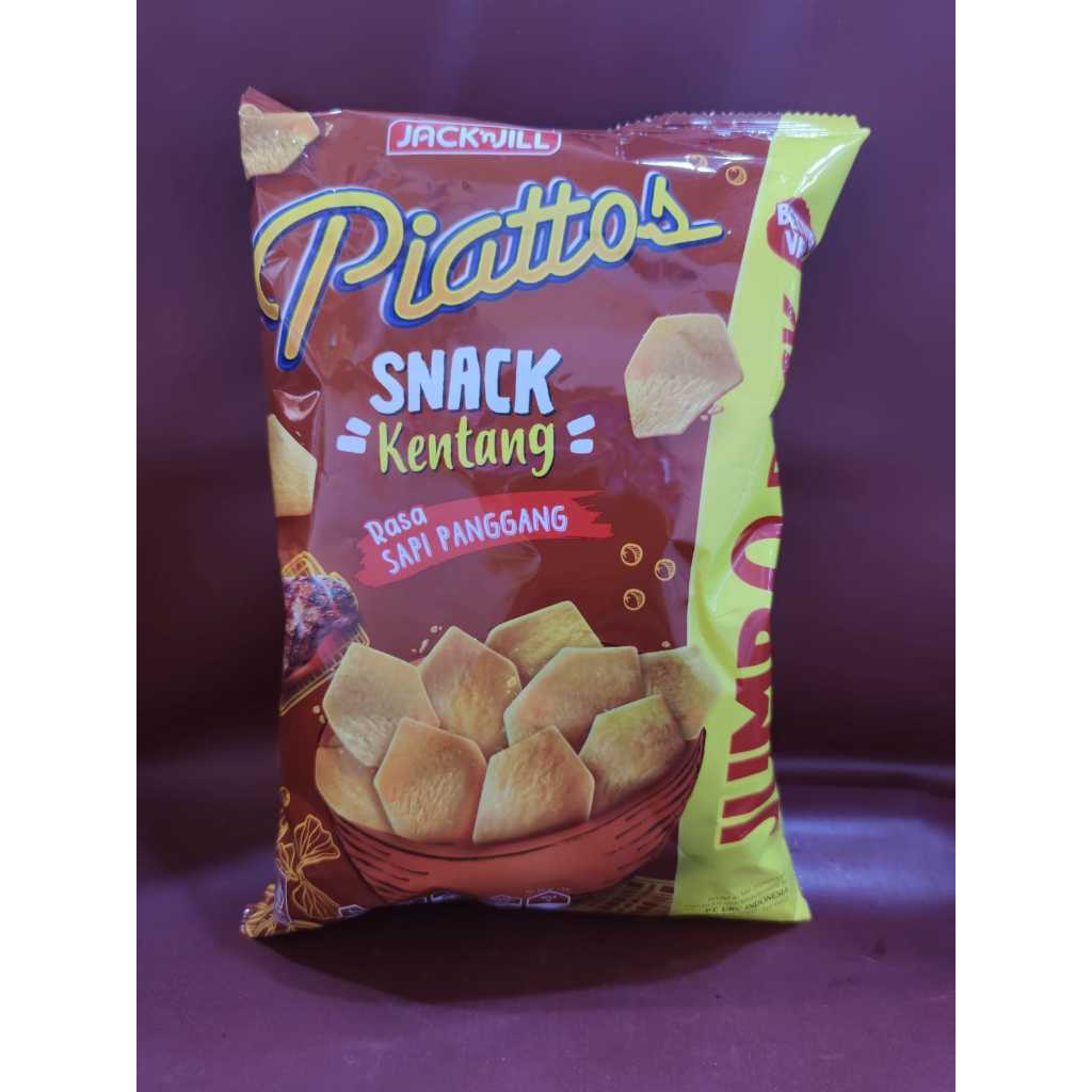 

Piattos Sapi Panggang Jumbo 120gr - Makanan Ringan