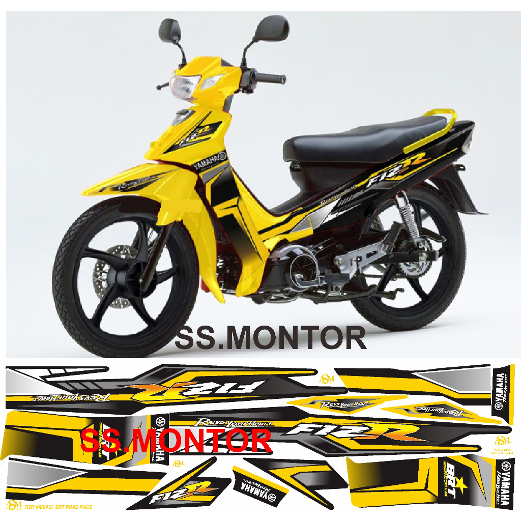 STRIPING STIKER LIS F1ZR FIZR BRT ROAD RACE MALAYSIA