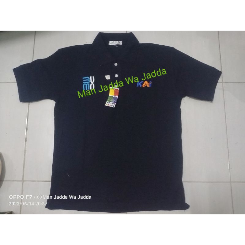 KAOS BUMN KAOS POLO BUMN PT. KAI KAOS SHIRT BUMN PTT. KAI FULL BORDIR.