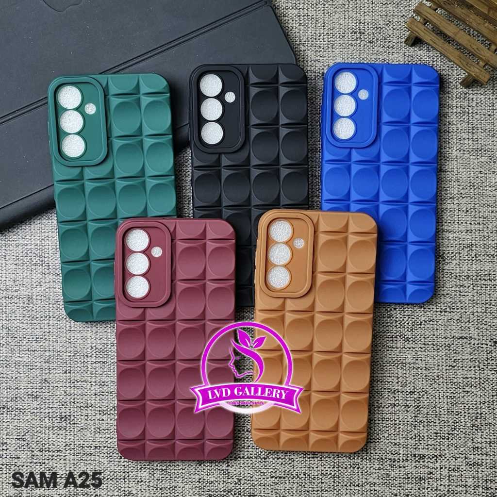 Samsung A25 Softcase 3D Cubic Motif Finger Case Samsung A25