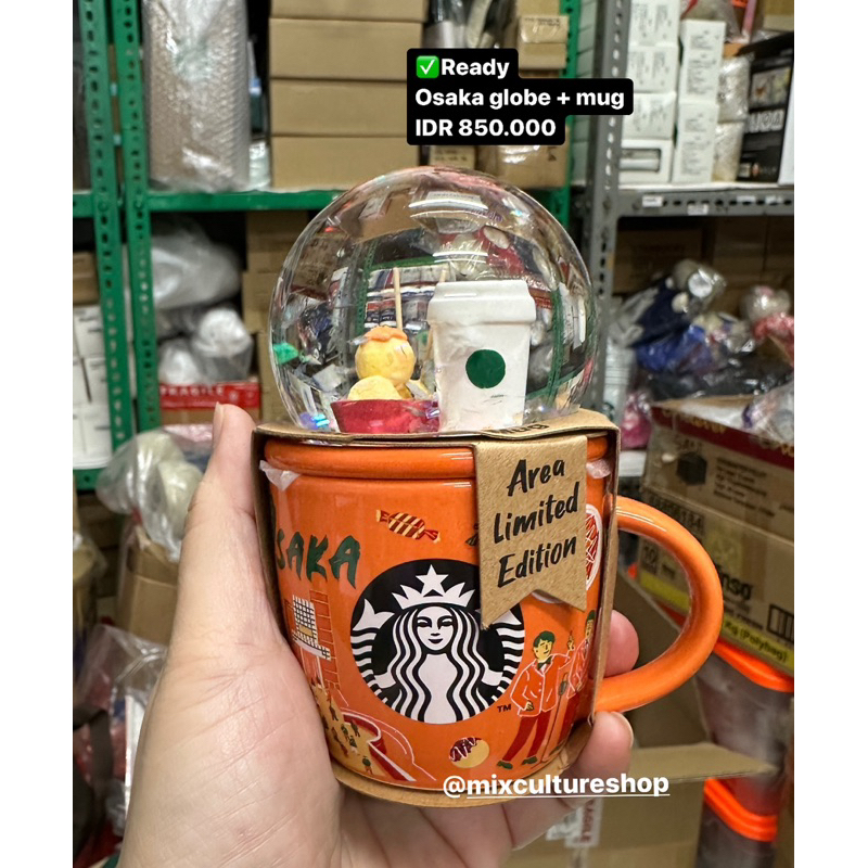 Starbucks japan globe + mug 89ML