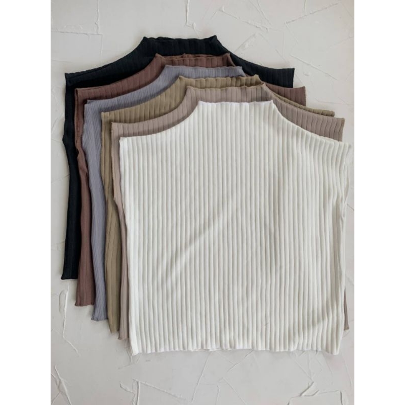 KYUNA INNER KNIT TANPA LENGAN|TURTLENECK TANPA LENGAN