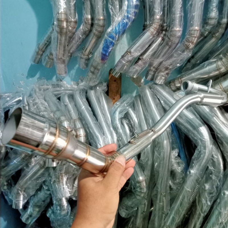 leher knalpot crf 150 inlet 50