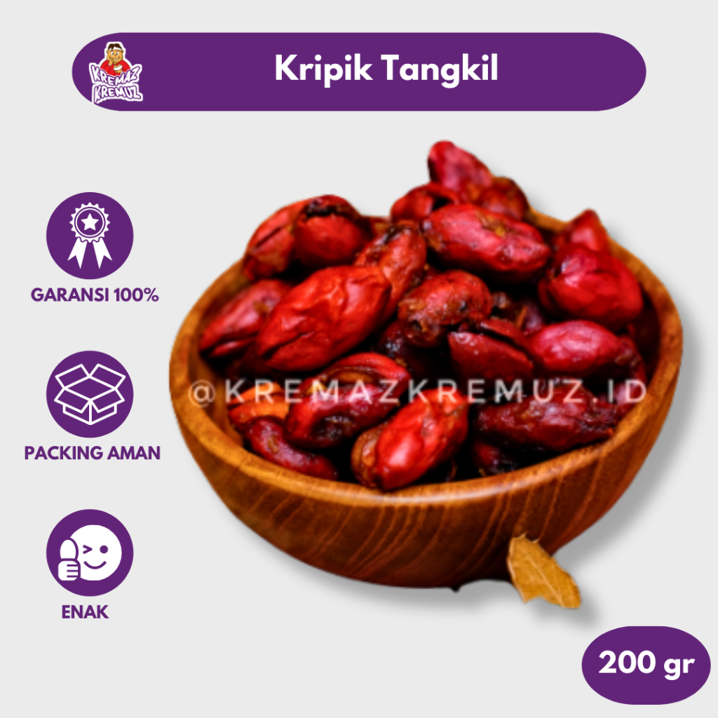 

TANGKIL / KERIPIK KULIT TANGKIL MELINJO 200gr