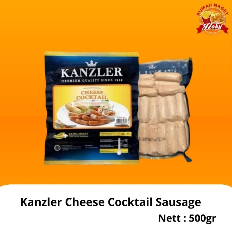 

Kanzler Sosis Ayam Keju Cheese Cocktail 500 gr