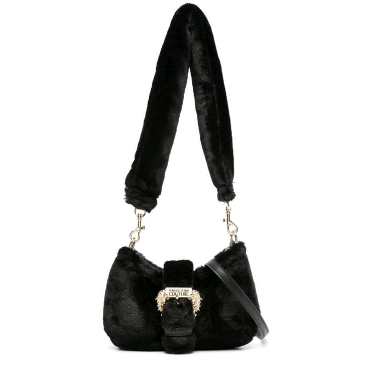 Versace Jeans Couture faux-fur shoulder bag