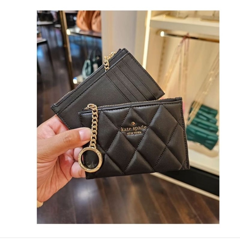 dompet wanita carey keychain zip stnk wallet.