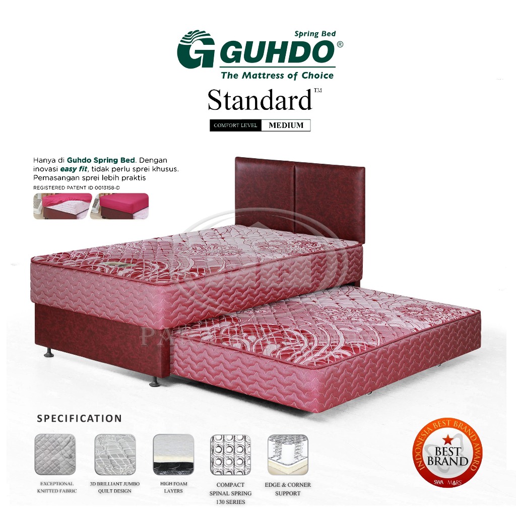 Guhdo Spring bed 2in1 Standard 160x200 HB Atlantic - Ful set