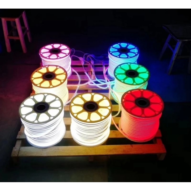 Lampu LED Neon Flex Selang 220V Meteran