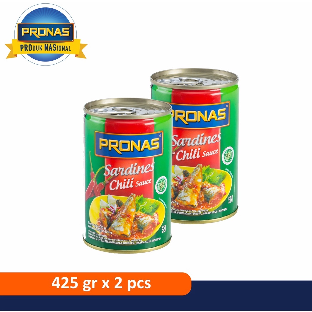 

TERBARU PRONAS Sarden Chili 425 g Bundling 2 pcs