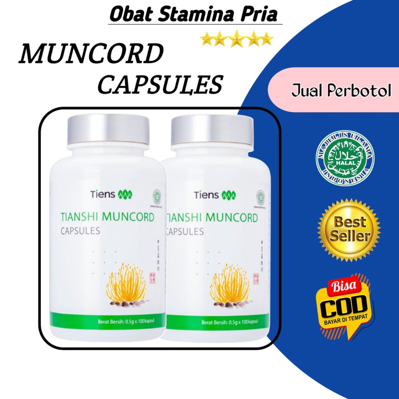 [TERLARIS]Suplemen Muncord Tiens Original Penambah Stamina Badan Pria Dewasa Mengatasi Ejakulasi Din