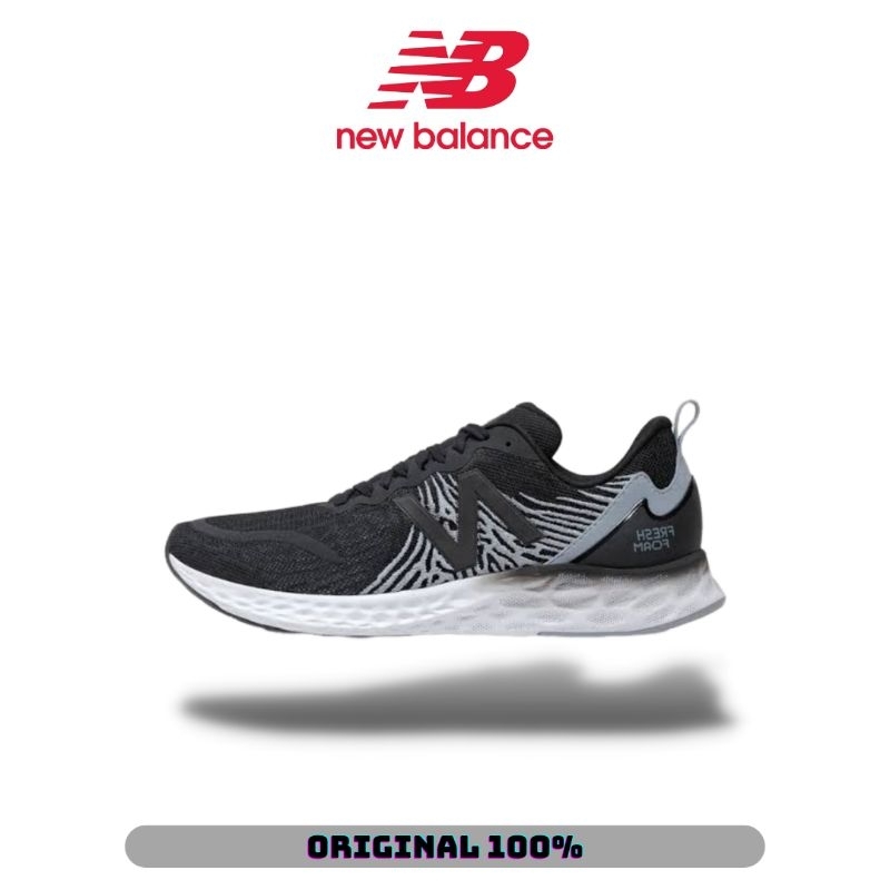 Sepatu New Balance Fresh Foam Black Men's ( MTMPOBK ) Original