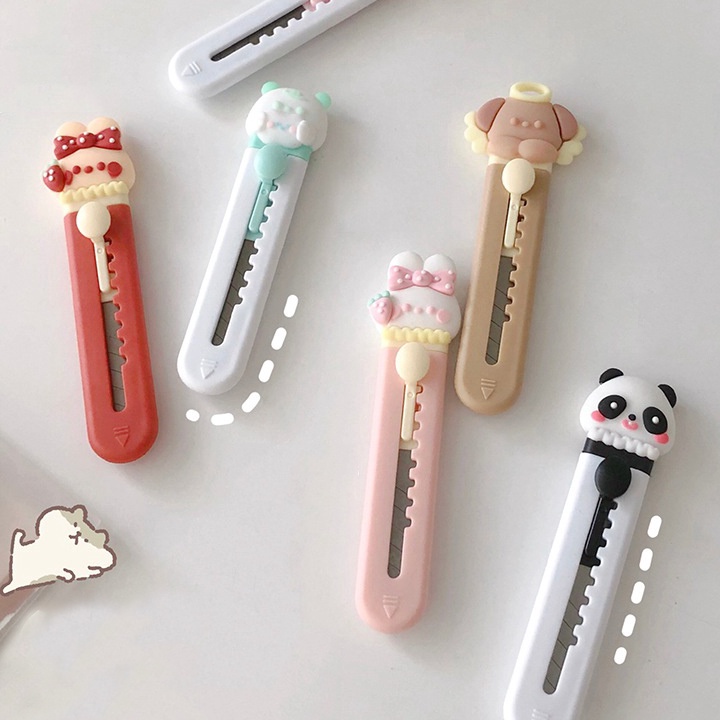 

CUTTER MINI UNIK MODEL ANIMAL CUTTER LUCU MOTIF ANIMAL PISAU CUTTER LUCU FS